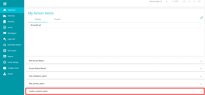 screenshot showing report at dashboard