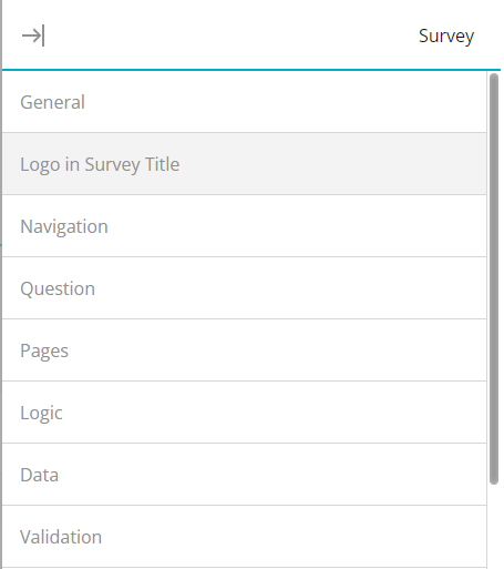 A screenshot of a survey Description automaticallygenerated