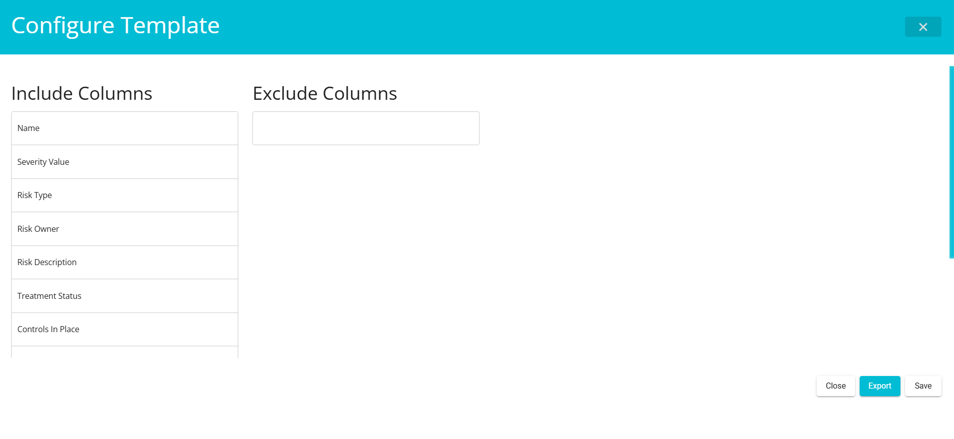 screenshot highlighting Configure Template